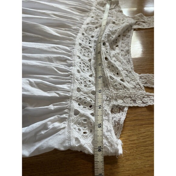 J Crew White Cotton Poplin Athena Boho Maxi Dress Size Small - Picture 14 of 14